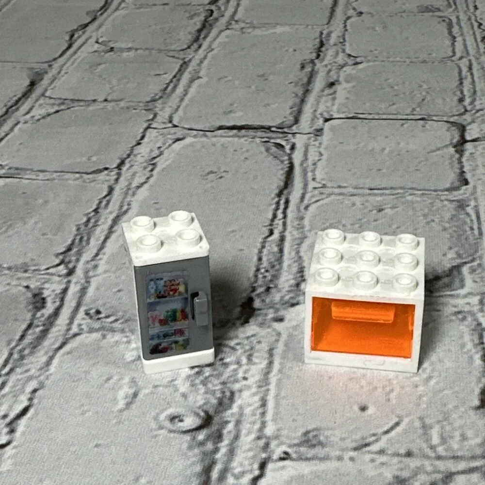 Mega Bloks Kitchen Accessories Oven And Refrigerator